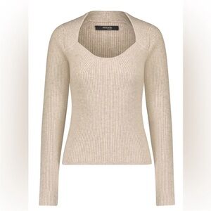 Mayson the Label // Cashmere Blend Sweetheart Neck Sweater